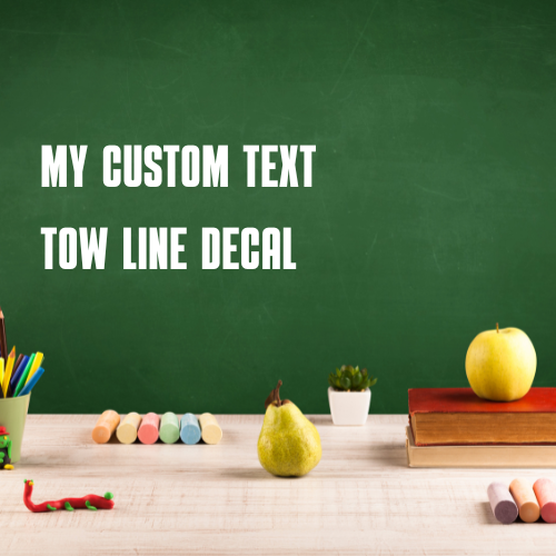 Custom Text 2 line Decal – From 6” to 20” (Copy)