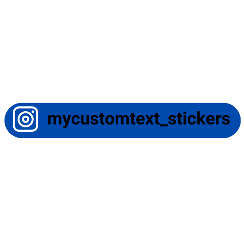 Custom Instagram Username Decal | Sticker